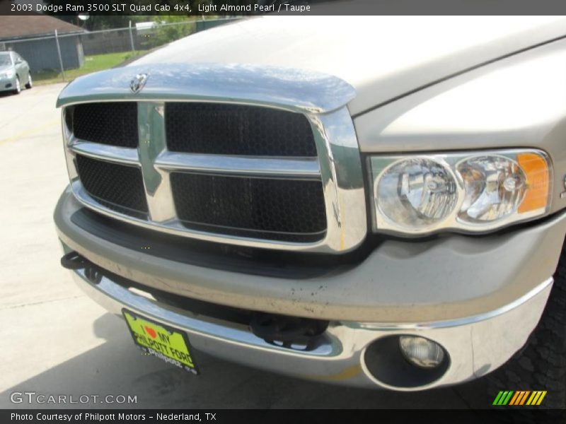 Light Almond Pearl / Taupe 2003 Dodge Ram 3500 SLT Quad Cab 4x4