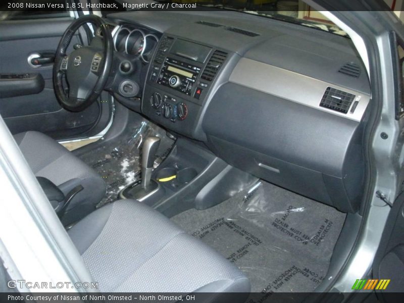 Magnetic Gray / Charcoal 2008 Nissan Versa 1.8 SL Hatchback