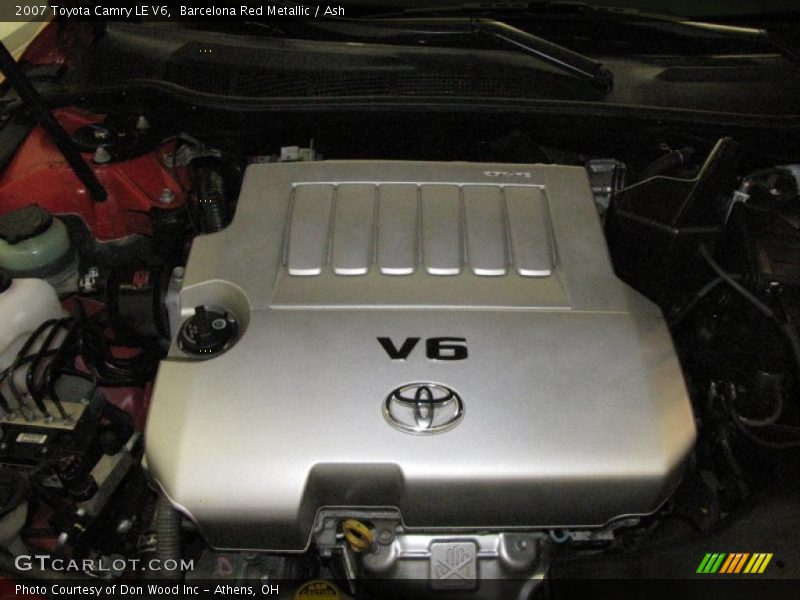 Barcelona Red Metallic / Ash 2007 Toyota Camry LE V6