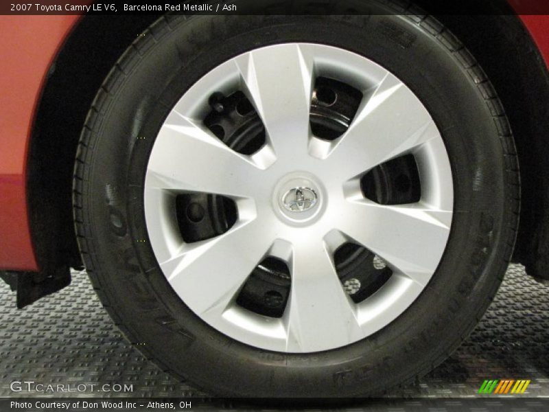 Barcelona Red Metallic / Ash 2007 Toyota Camry LE V6