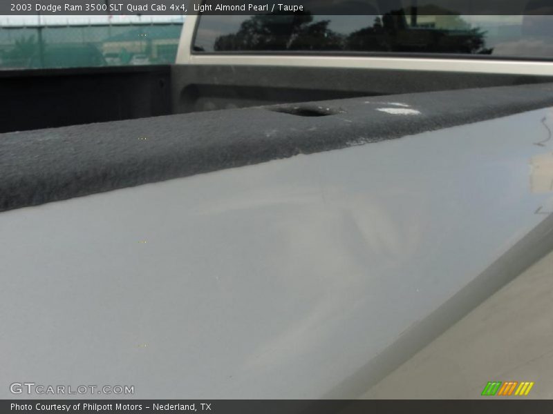 Light Almond Pearl / Taupe 2003 Dodge Ram 3500 SLT Quad Cab 4x4