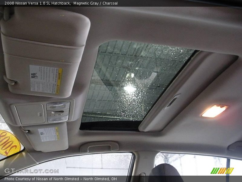 Magnetic Gray / Charcoal 2008 Nissan Versa 1.8 SL Hatchback