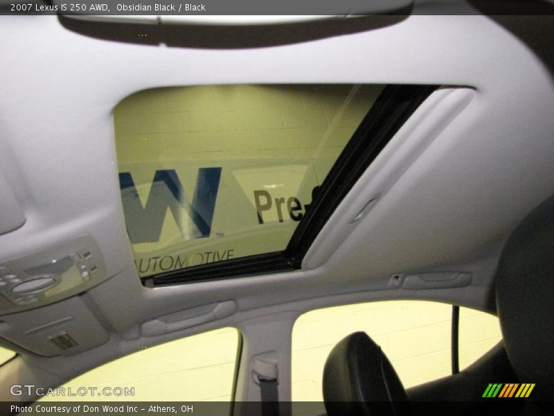 Obsidian Black / Black 2007 Lexus IS 250 AWD