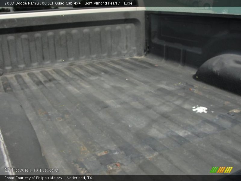 Light Almond Pearl / Taupe 2003 Dodge Ram 3500 SLT Quad Cab 4x4