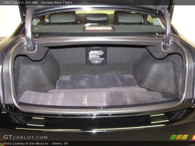 Obsidian Black / Black 2007 Lexus IS 250 AWD