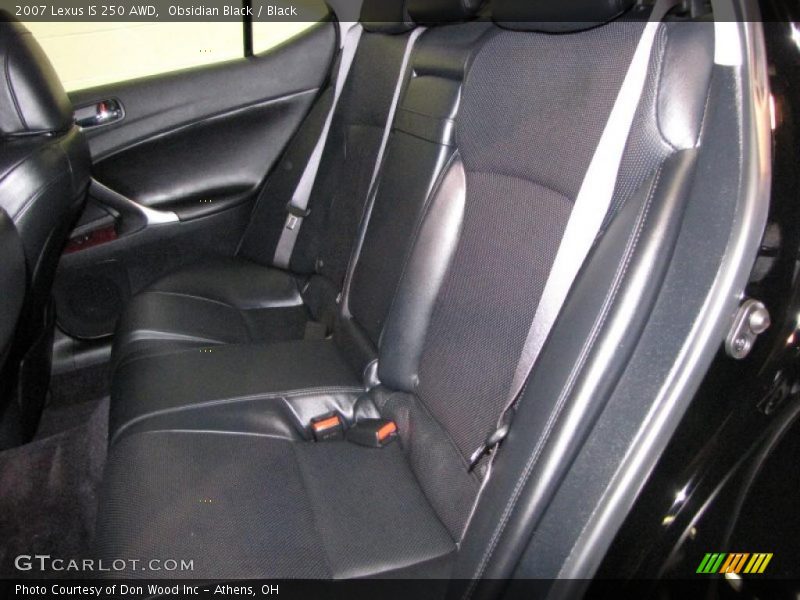 Obsidian Black / Black 2007 Lexus IS 250 AWD