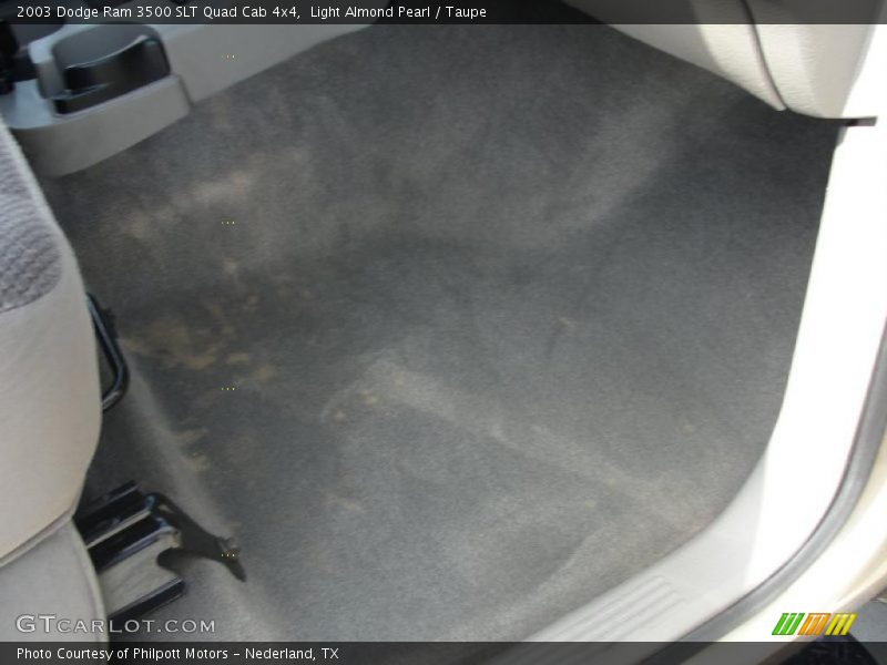 Light Almond Pearl / Taupe 2003 Dodge Ram 3500 SLT Quad Cab 4x4