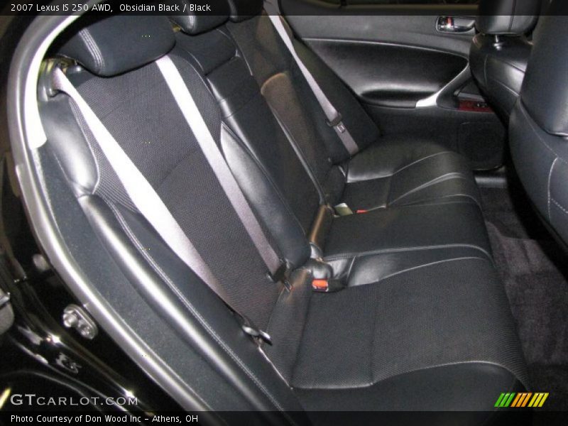 Obsidian Black / Black 2007 Lexus IS 250 AWD