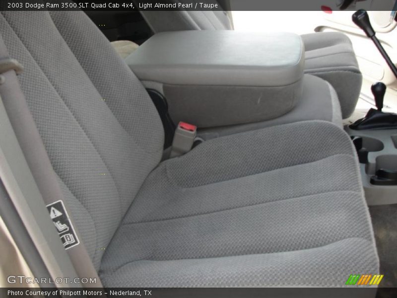 Light Almond Pearl / Taupe 2003 Dodge Ram 3500 SLT Quad Cab 4x4