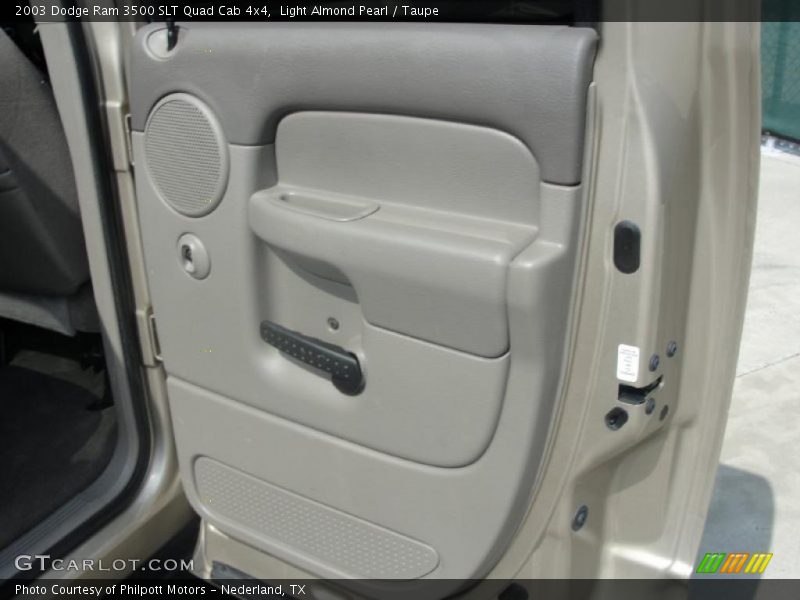 Light Almond Pearl / Taupe 2003 Dodge Ram 3500 SLT Quad Cab 4x4