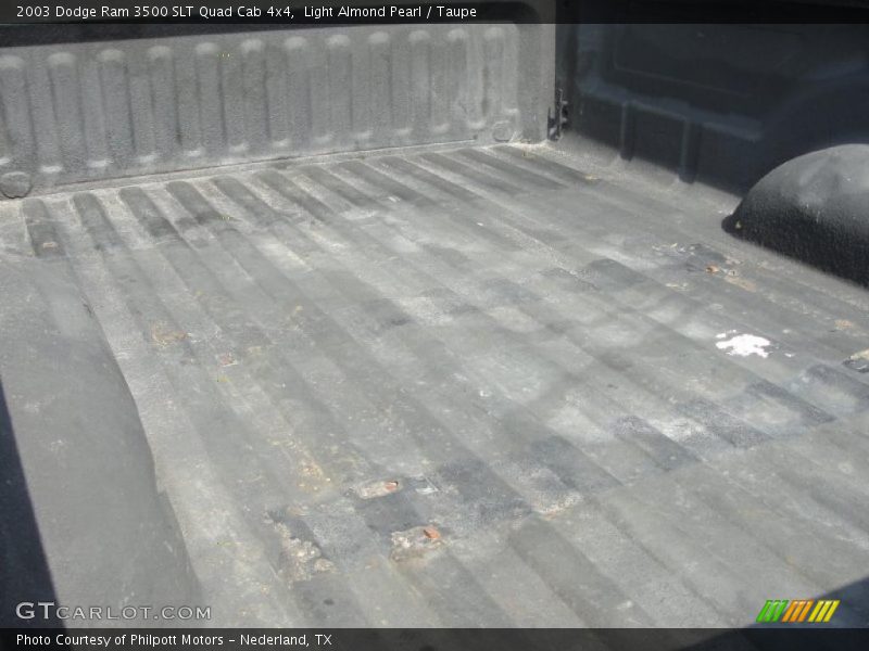 Light Almond Pearl / Taupe 2003 Dodge Ram 3500 SLT Quad Cab 4x4