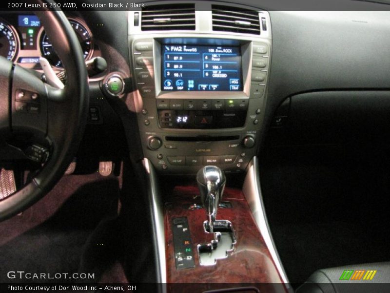 Obsidian Black / Black 2007 Lexus IS 250 AWD
