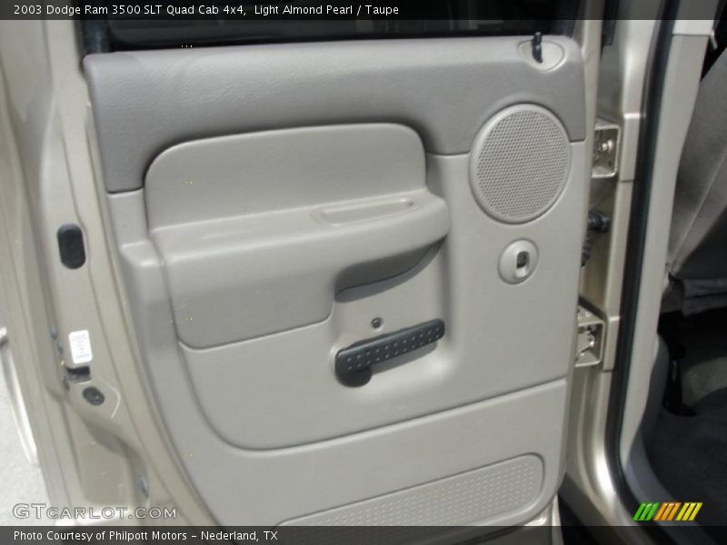 Light Almond Pearl / Taupe 2003 Dodge Ram 3500 SLT Quad Cab 4x4