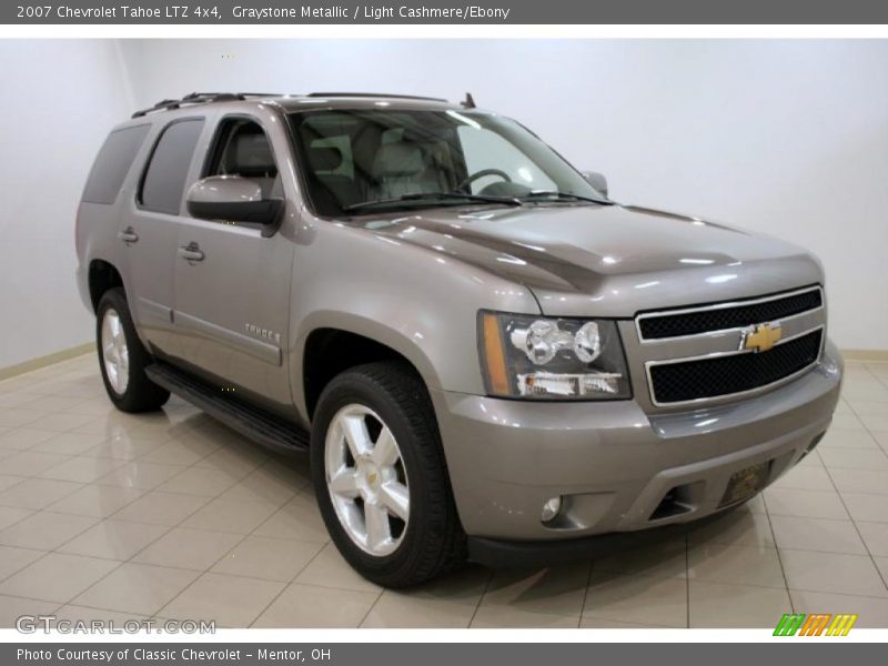 Graystone Metallic / Light Cashmere/Ebony 2007 Chevrolet Tahoe LTZ 4x4