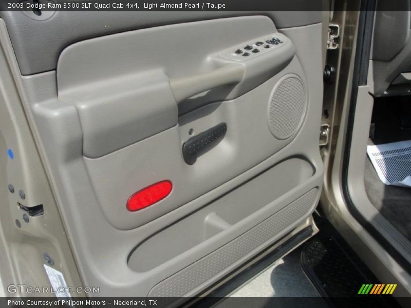 Light Almond Pearl / Taupe 2003 Dodge Ram 3500 SLT Quad Cab 4x4