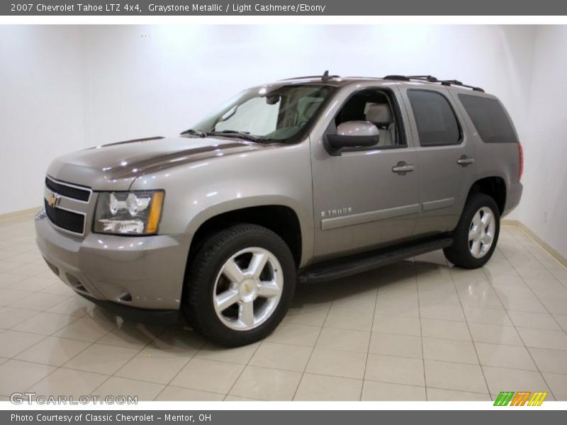 Graystone Metallic / Light Cashmere/Ebony 2007 Chevrolet Tahoe LTZ 4x4
