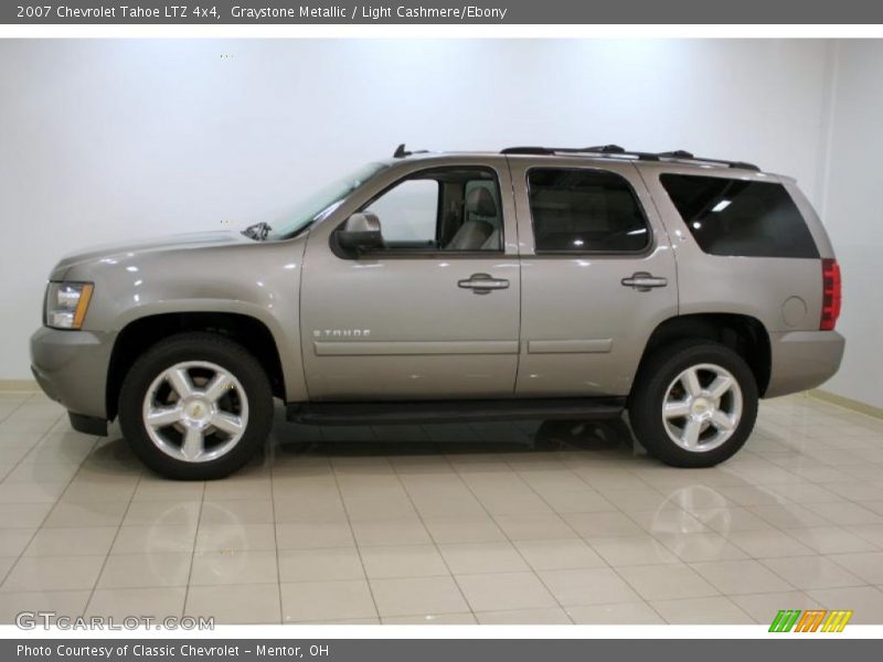 Graystone Metallic / Light Cashmere/Ebony 2007 Chevrolet Tahoe LTZ 4x4