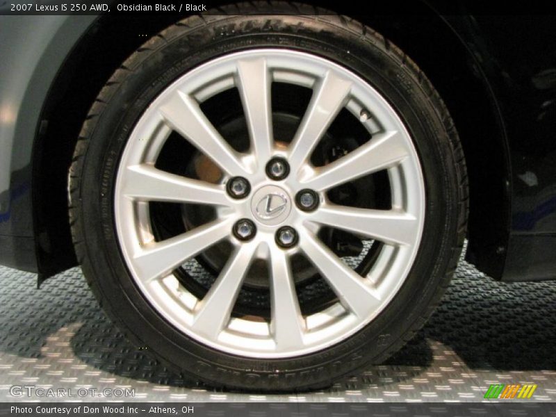 Obsidian Black / Black 2007 Lexus IS 250 AWD