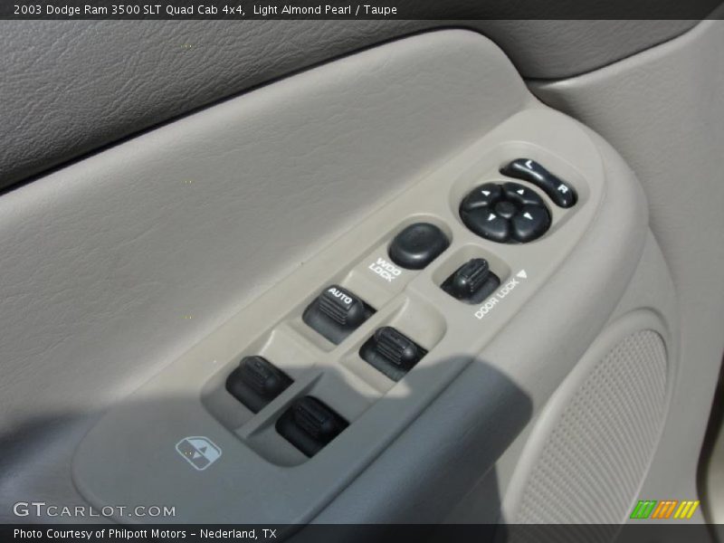 Light Almond Pearl / Taupe 2003 Dodge Ram 3500 SLT Quad Cab 4x4