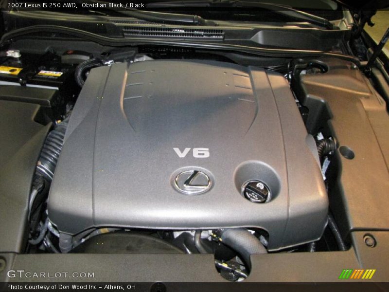 Obsidian Black / Black 2007 Lexus IS 250 AWD