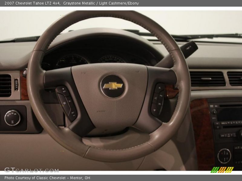 Graystone Metallic / Light Cashmere/Ebony 2007 Chevrolet Tahoe LTZ 4x4