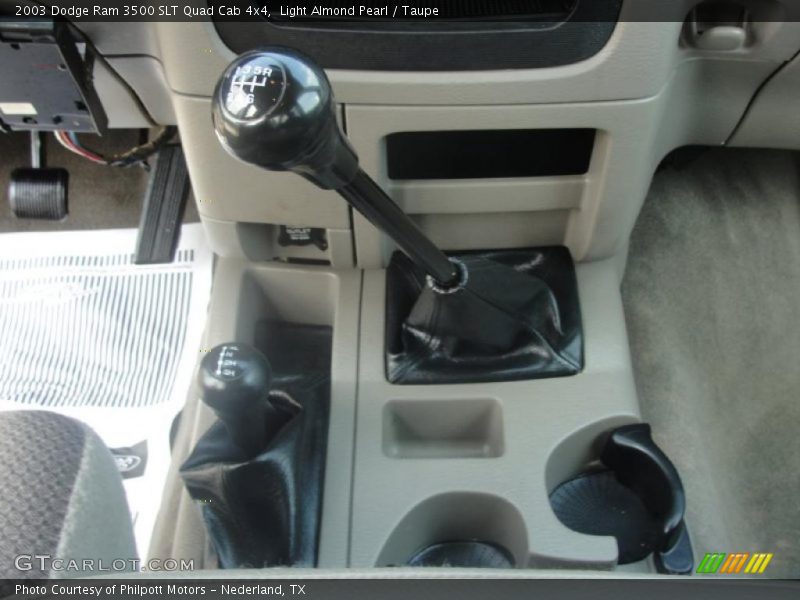 Light Almond Pearl / Taupe 2003 Dodge Ram 3500 SLT Quad Cab 4x4