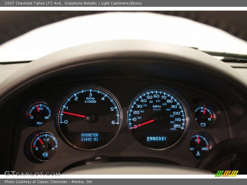 Graystone Metallic / Light Cashmere/Ebony 2007 Chevrolet Tahoe LTZ 4x4