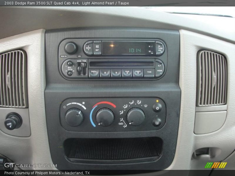Light Almond Pearl / Taupe 2003 Dodge Ram 3500 SLT Quad Cab 4x4