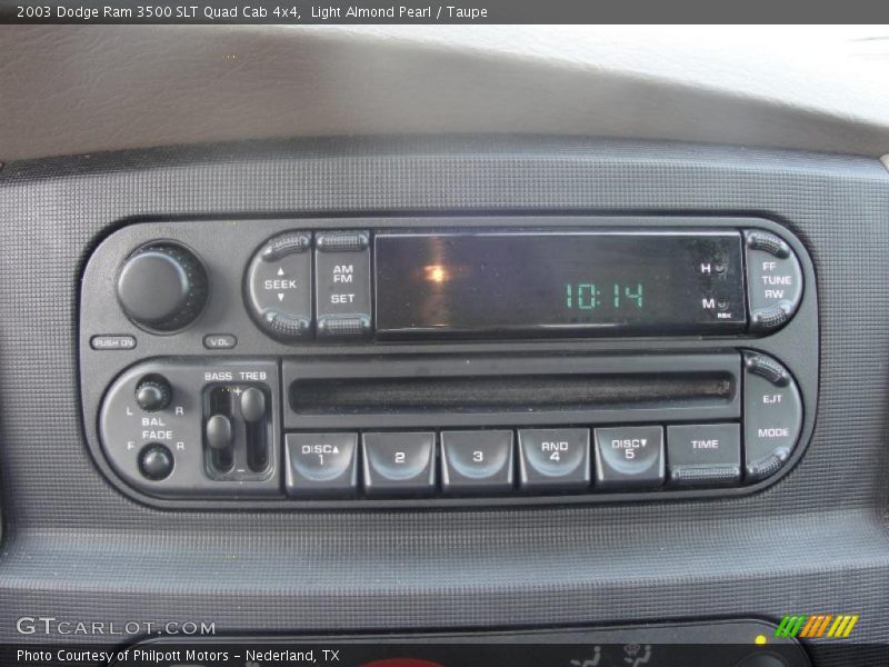 Light Almond Pearl / Taupe 2003 Dodge Ram 3500 SLT Quad Cab 4x4