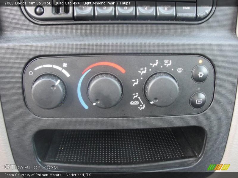 Light Almond Pearl / Taupe 2003 Dodge Ram 3500 SLT Quad Cab 4x4