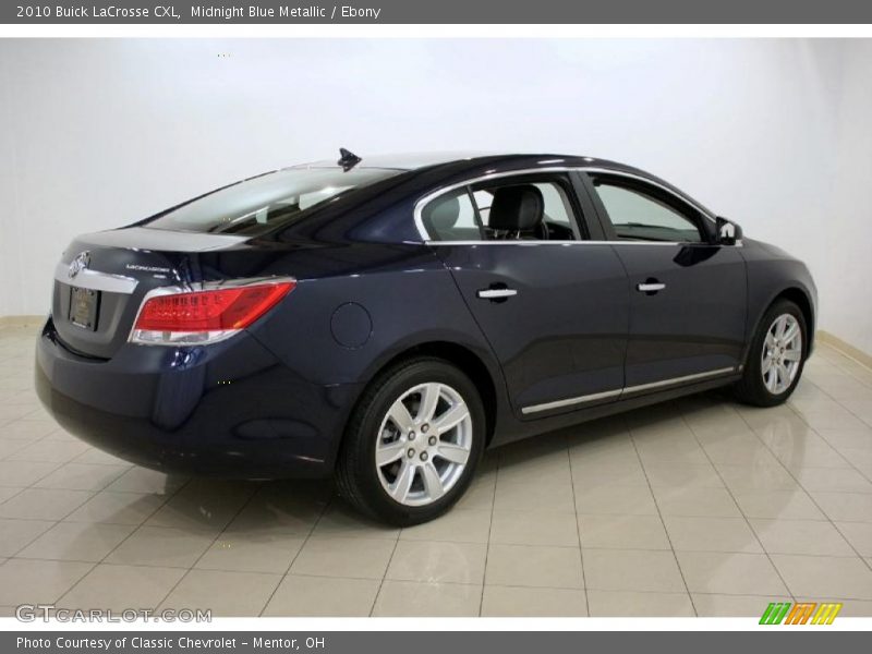 Midnight Blue Metallic / Ebony 2010 Buick LaCrosse CXL