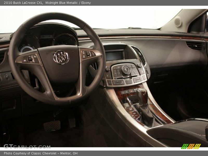 Midnight Blue Metallic / Ebony 2010 Buick LaCrosse CXL