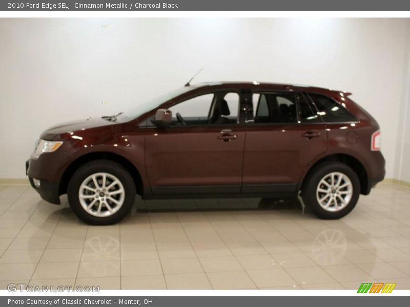 Cinnamon Metallic / Charcoal Black 2010 Ford Edge SEL