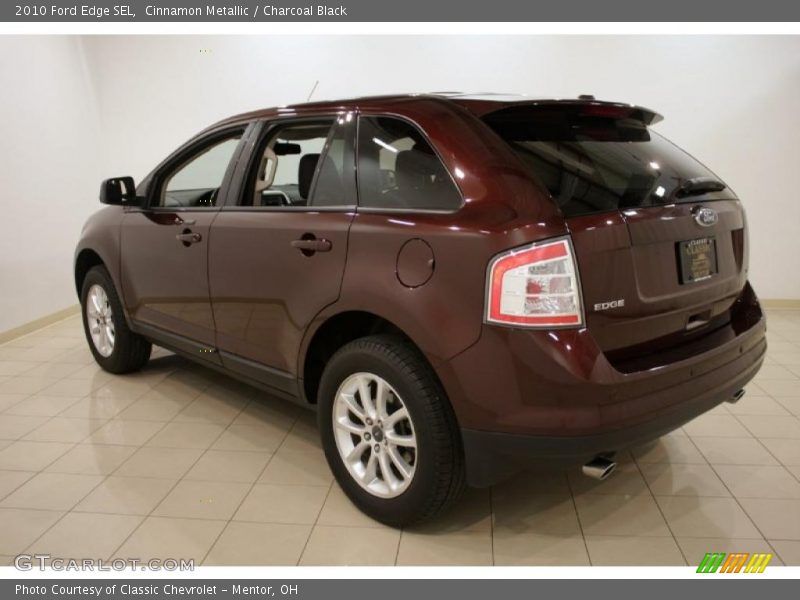 Cinnamon Metallic / Charcoal Black 2010 Ford Edge SEL