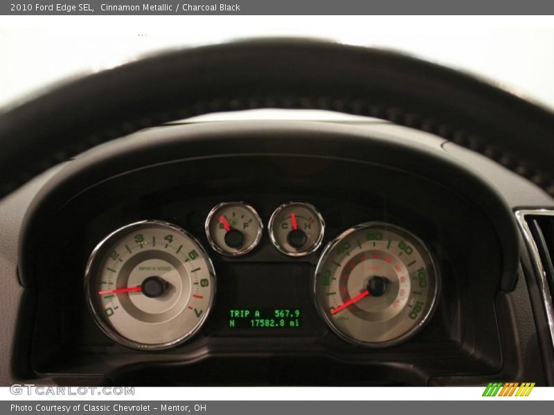Cinnamon Metallic / Charcoal Black 2010 Ford Edge SEL