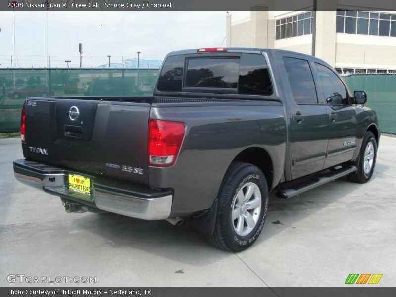 Smoke Gray / Charcoal 2008 Nissan Titan XE Crew Cab