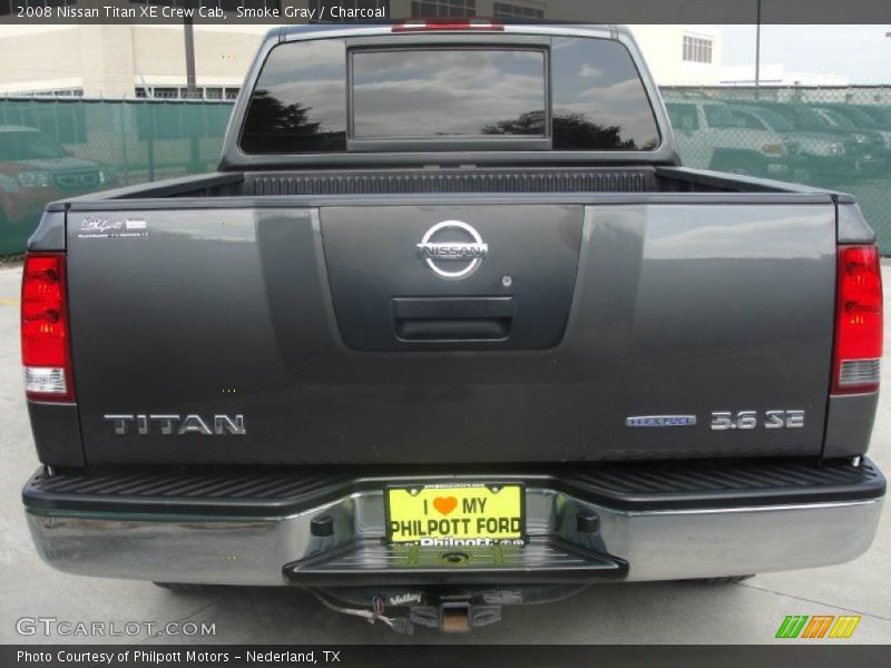 Smoke Gray / Charcoal 2008 Nissan Titan XE Crew Cab