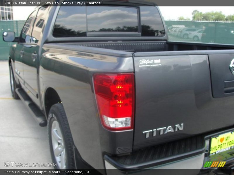 Smoke Gray / Charcoal 2008 Nissan Titan XE Crew Cab