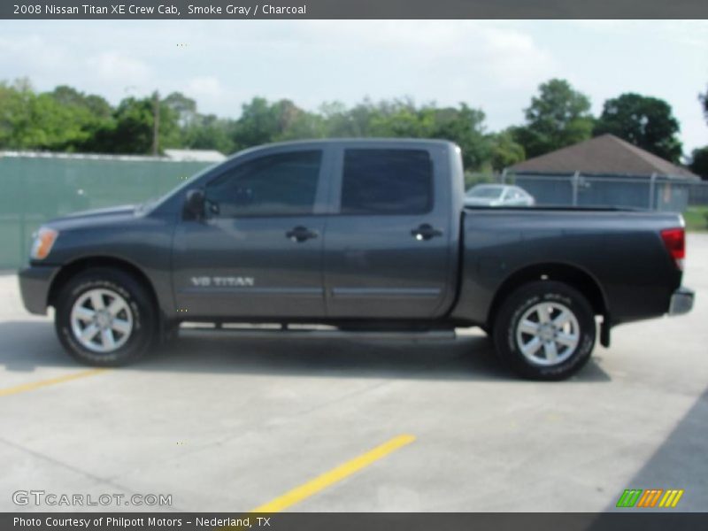 Smoke Gray / Charcoal 2008 Nissan Titan XE Crew Cab