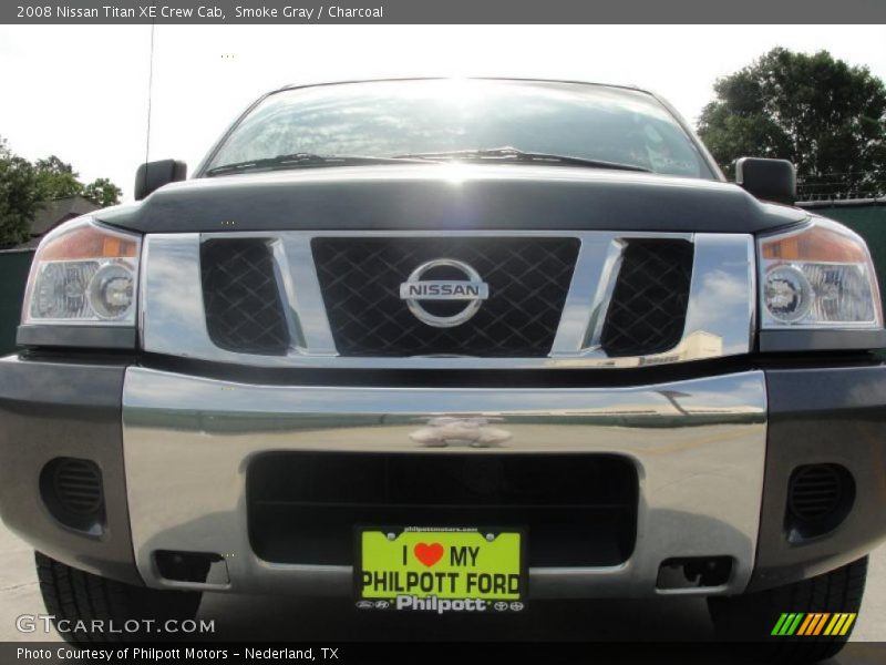 Smoke Gray / Charcoal 2008 Nissan Titan XE Crew Cab