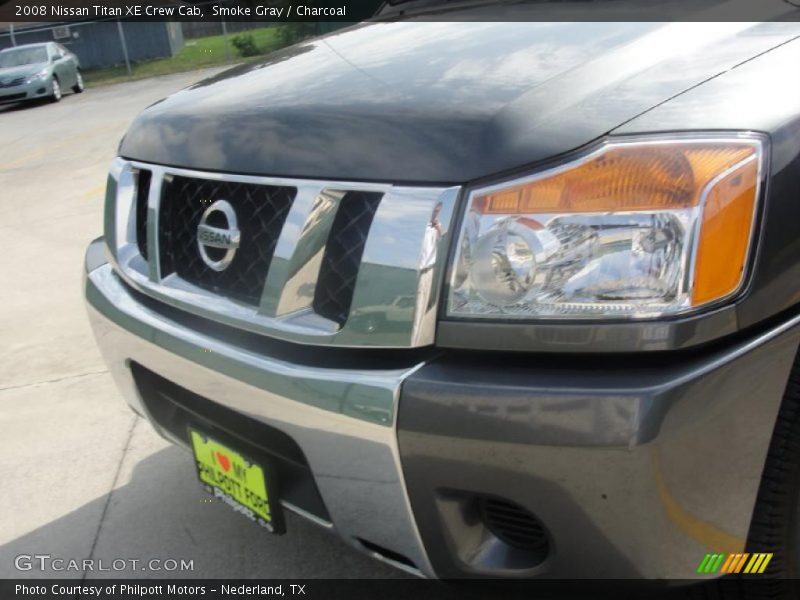 Smoke Gray / Charcoal 2008 Nissan Titan XE Crew Cab