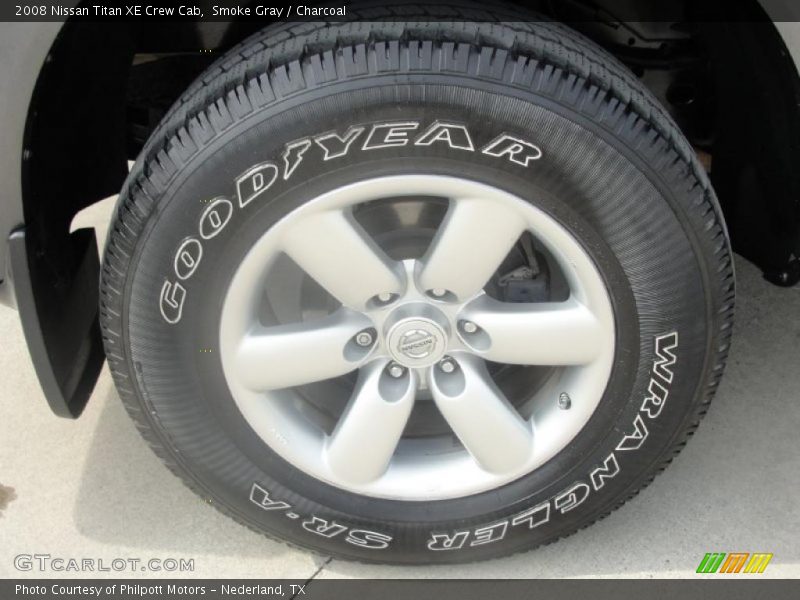 Smoke Gray / Charcoal 2008 Nissan Titan XE Crew Cab
