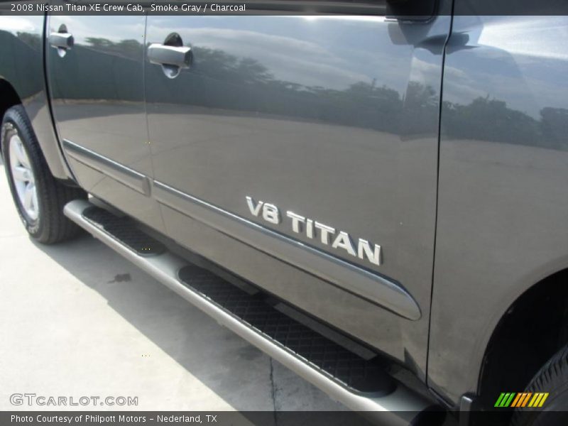 Smoke Gray / Charcoal 2008 Nissan Titan XE Crew Cab