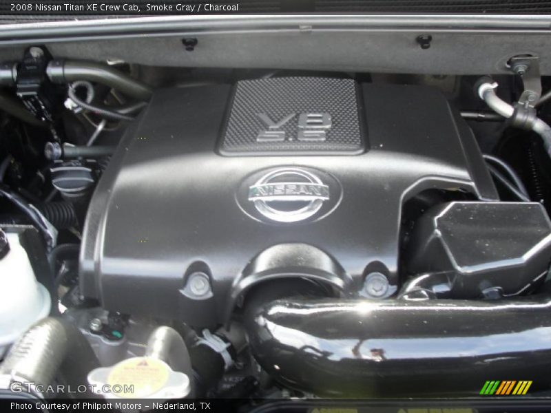 Smoke Gray / Charcoal 2008 Nissan Titan XE Crew Cab