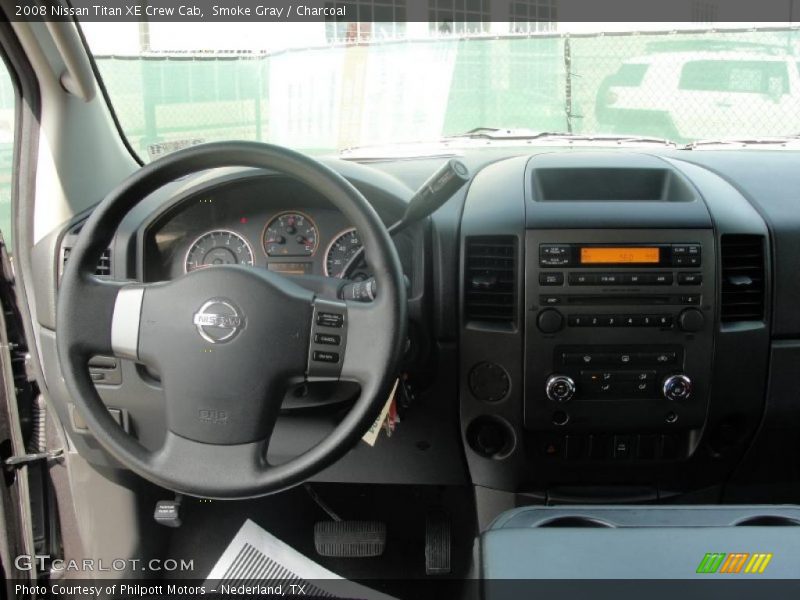 Smoke Gray / Charcoal 2008 Nissan Titan XE Crew Cab