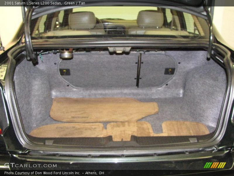 Green / Tan 2001 Saturn L Series L200 Sedan