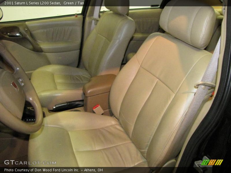 Green / Tan 2001 Saturn L Series L200 Sedan