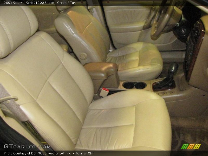 Green / Tan 2001 Saturn L Series L200 Sedan