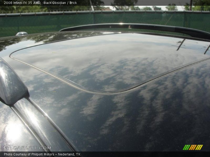 Black Obsidian / Brick 2008 Infiniti FX 35 AWD