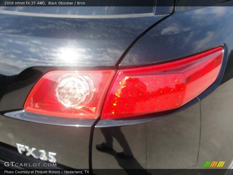 Black Obsidian / Brick 2008 Infiniti FX 35 AWD